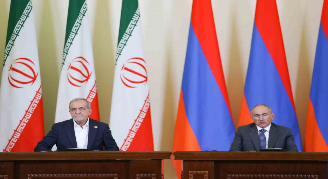 Ermenistan Başbakanı Paşinyan ile İran Cumhurbaşkanı Pezeşkiyan bir araya geldi