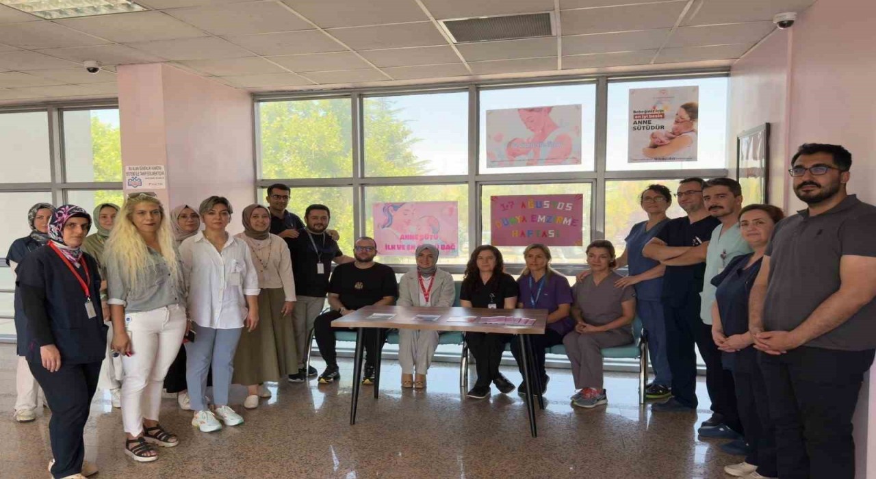 ERÜ Hastanelerinde, 1-7 Ağustos Dünya Emzirme Haftası kutlandı