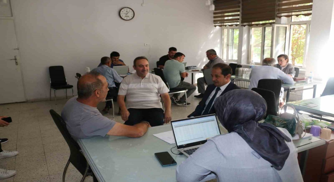 Erzincanda Genel Tarım Sayımı devam ediyor