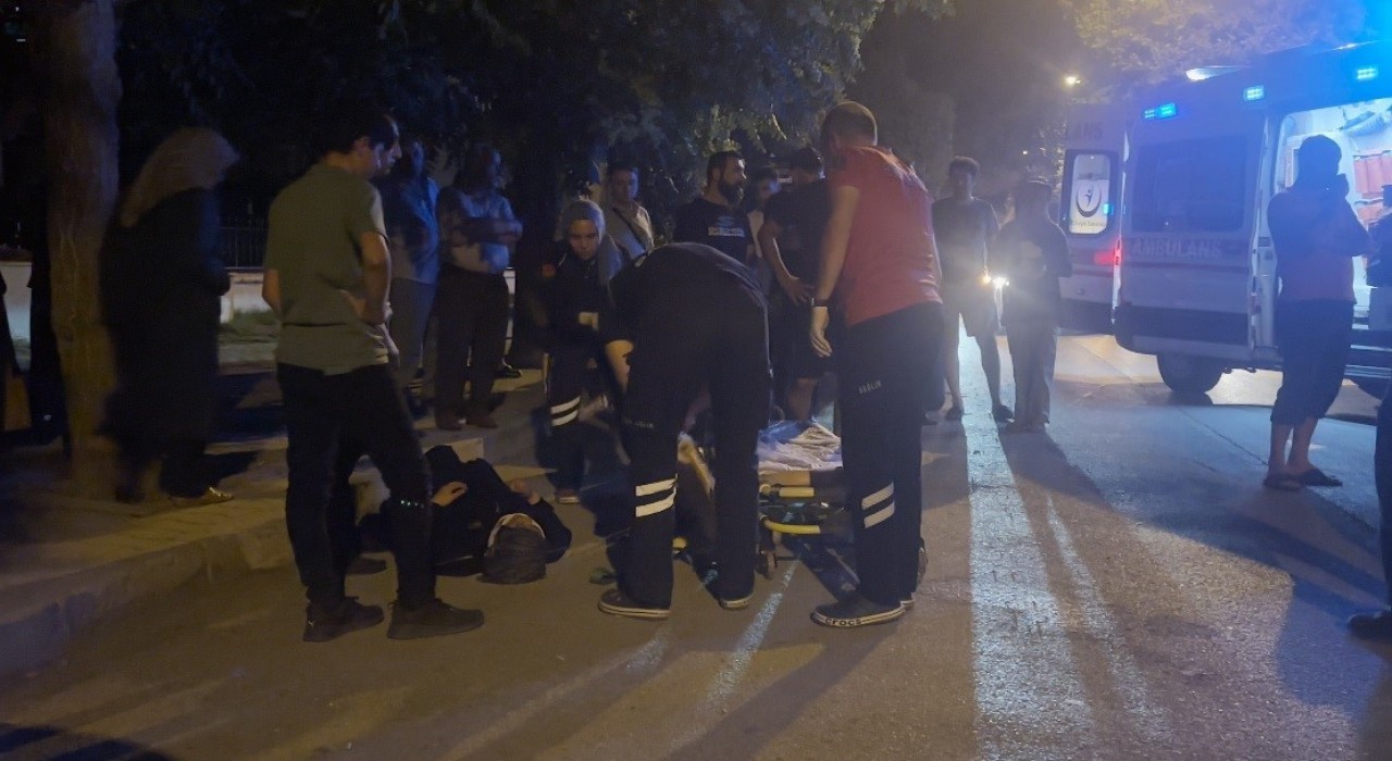 Erzincanda trafik kazası: 1 yaralı