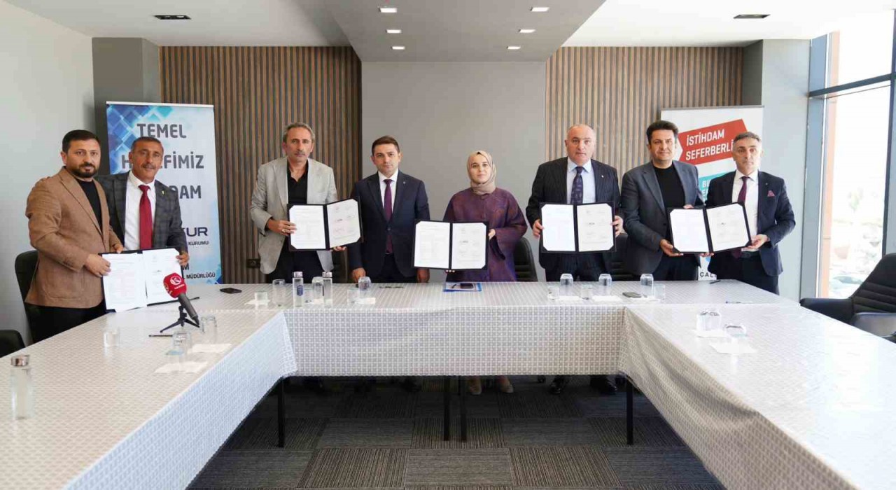 Erzurumda istihdam garantili eğitim protokolü