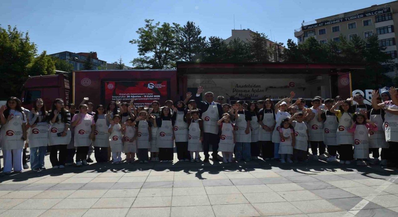 Erzurumda Türkiye Gastronomi Liseleri tanıtım programı gerçekleştirildi