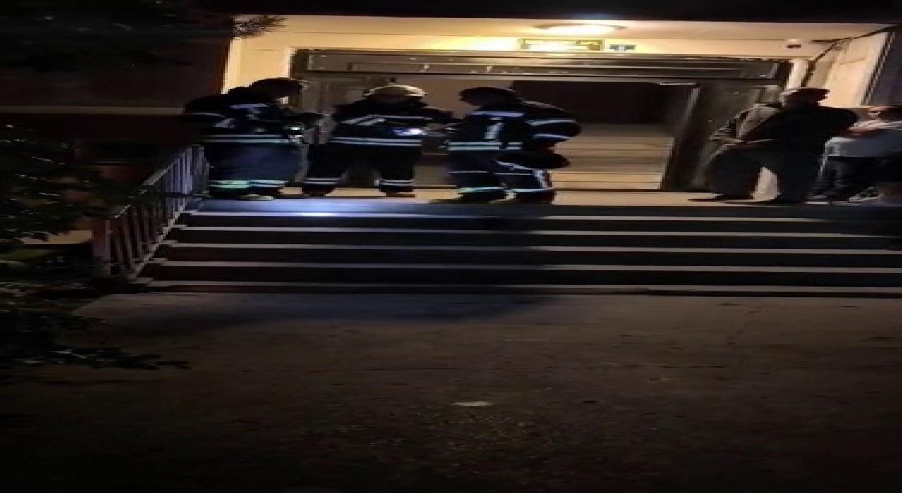 Erzurumda yangın paniği