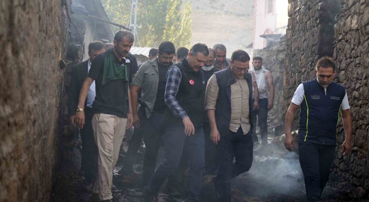 Erzurumdaki yangın kontrol altına alındı