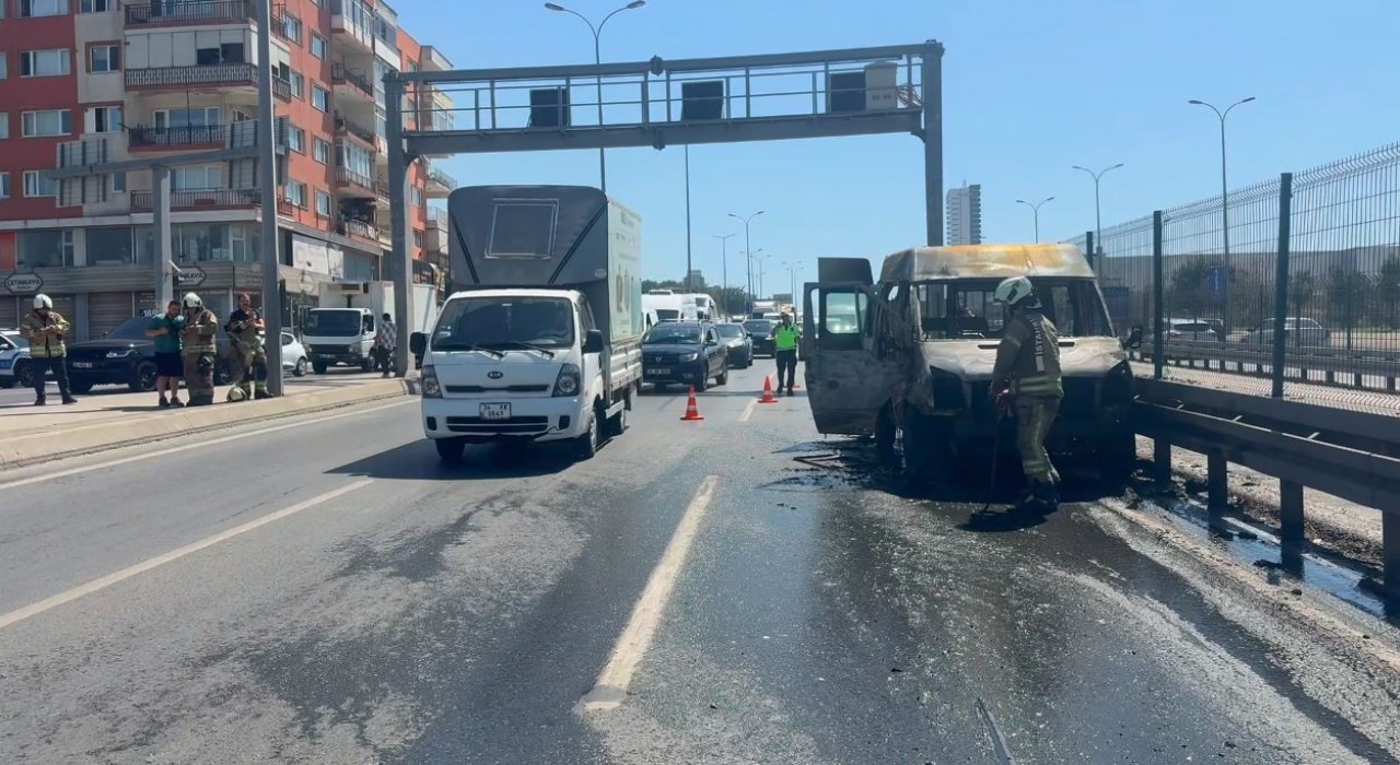 Esenyurt E5te korku dolu anlar