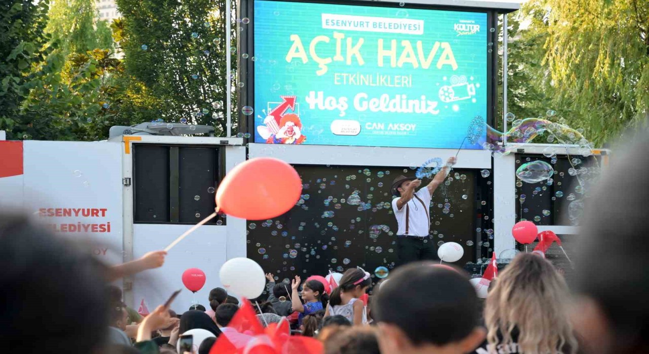 Esenyurtta açık hava etkinlikleri vatandaşlardan tam not aldı