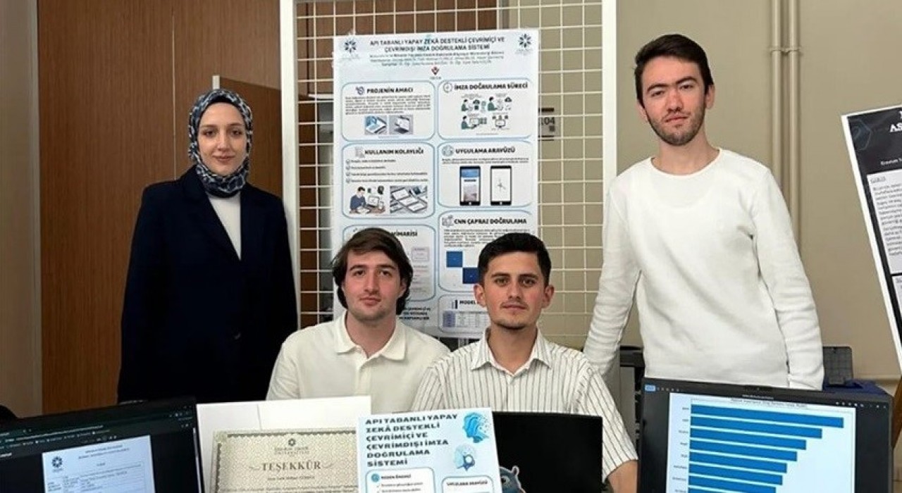 ETÜlü öğrencilerin geliştirdiği yapay zekâ destekli imza doğrulama projesi TÜBİTAK tarafından desteklendi