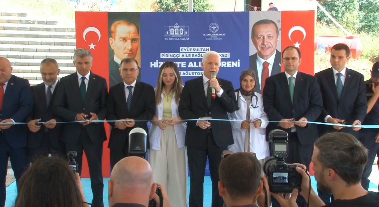 Eyüpsultan Pirinççi Aile Sağlığı Merkezinin açılışı yapıldı