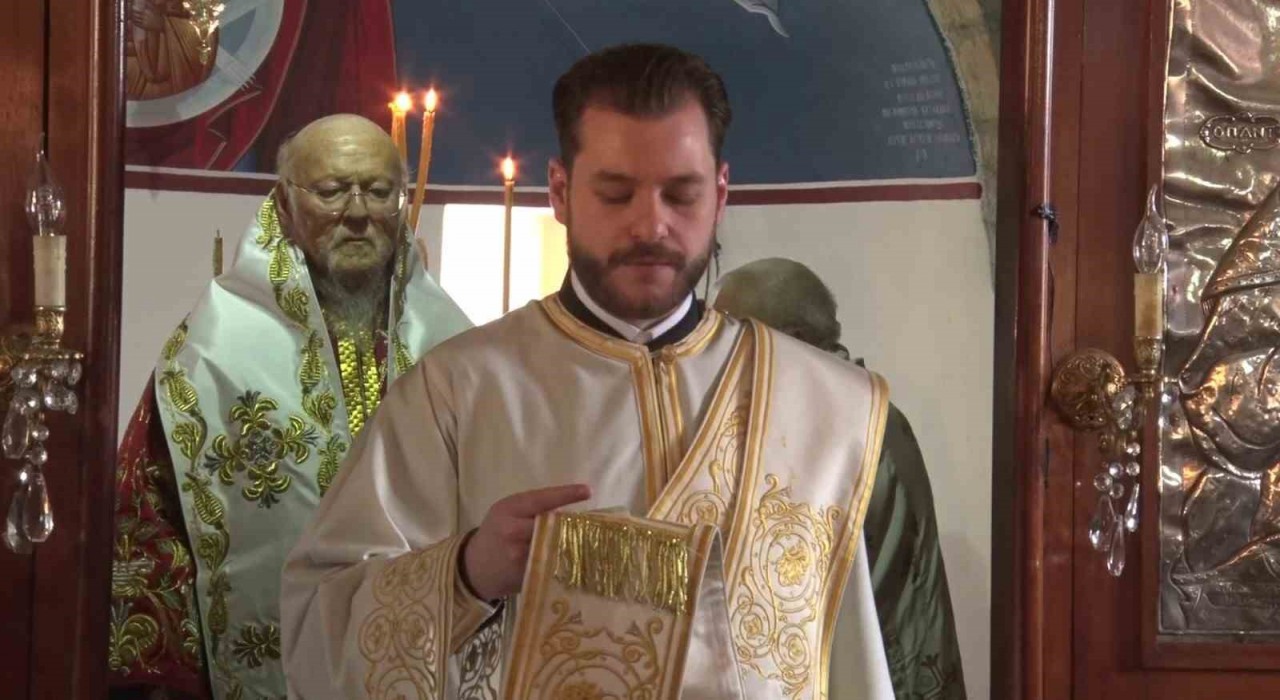 Fener Rum Patriği Bartholomeos, Gökçeadada ayin yönetti