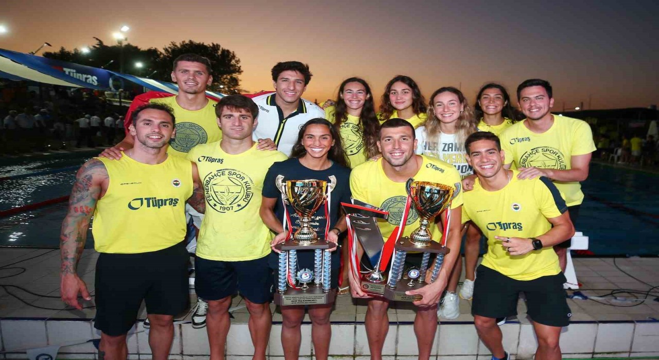 Fenerbahçeli yüzücüler, Türkiye Şampiyonasında 5 kupa kazandı