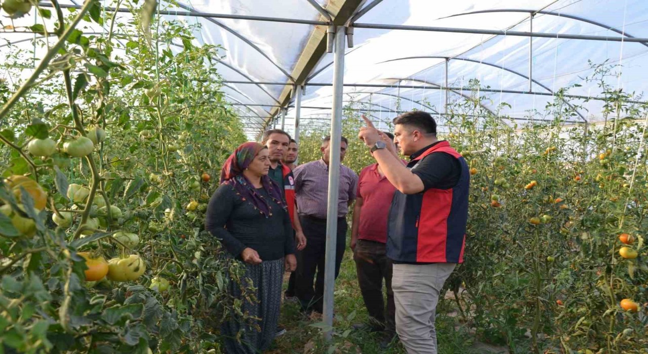 Furkan Meteden kadın üreticiye destek ziyareti