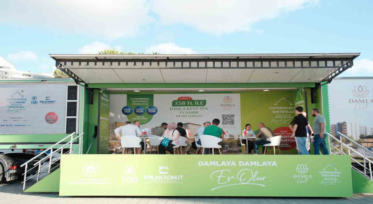 Gayrimenkul Sertifikası Bilgilendirme Tır ve Çadırları İstanbul meydanlarında