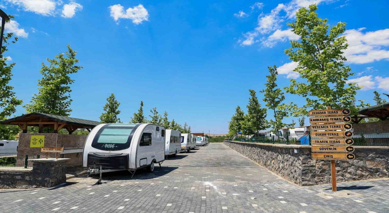 Gaziantep Büyükşehirden doğa ve konforu buluşturan karavan park
