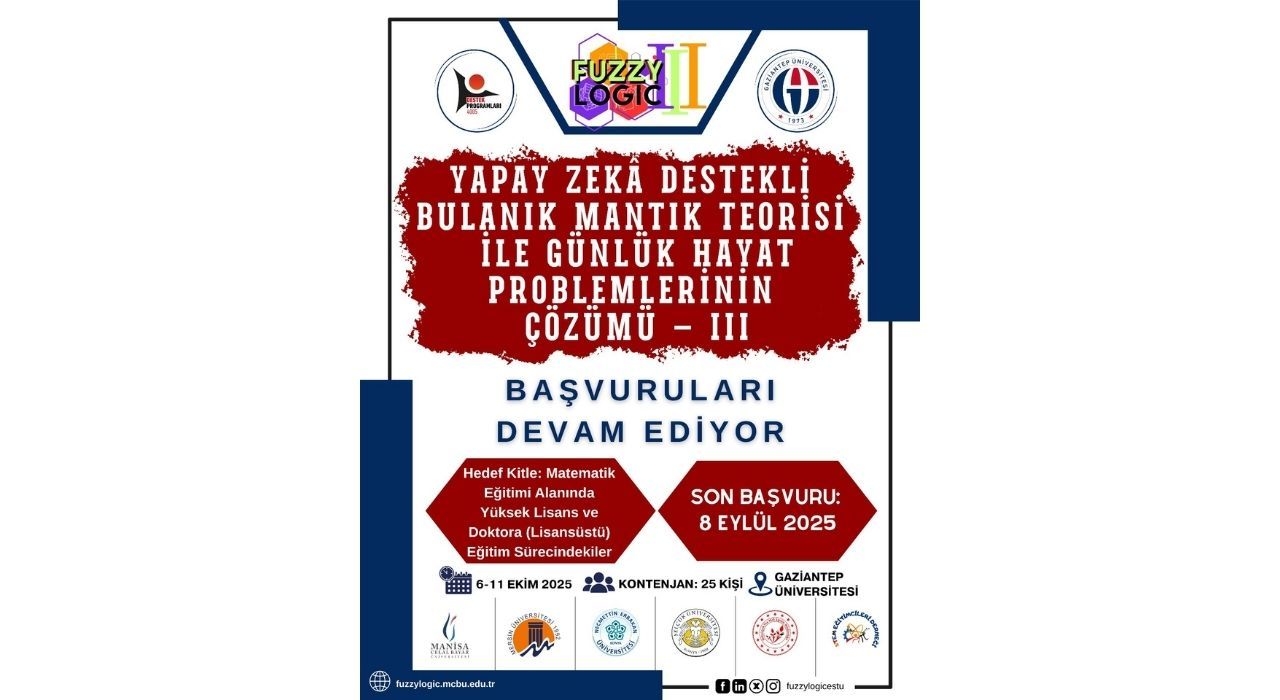 Gaziantep Üniversitesi’nden Yapay Zekâ ve Bulanık Mantık Eğitimi