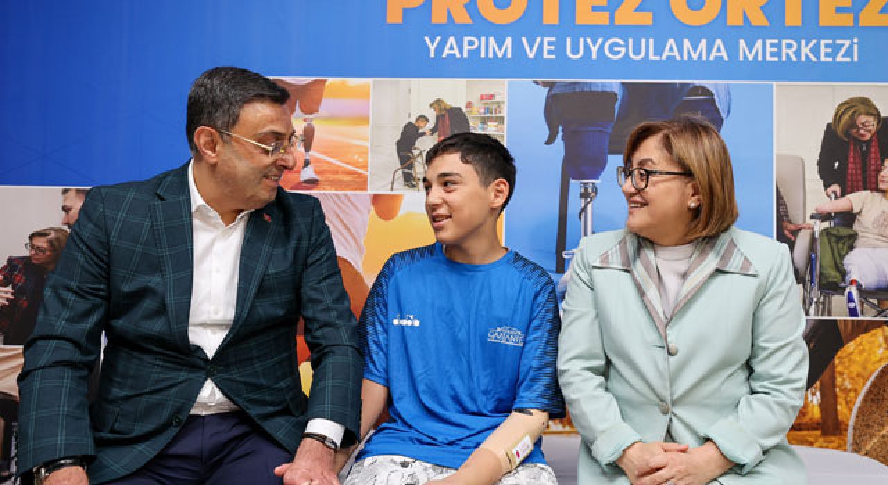 Gaziantep’te Küçük Mehmet Efe’nin Protez Hayali Gerçek Oldu