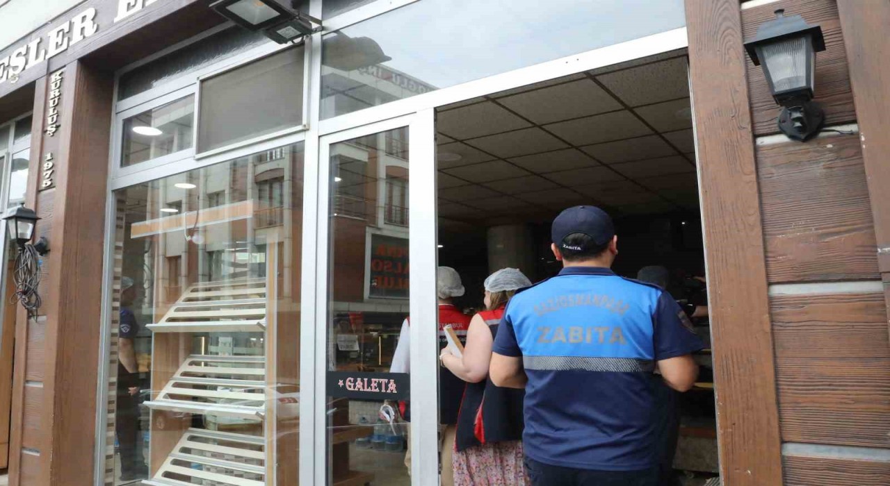 Gaziosmanpaşada fırınlara denetim düzenlendi