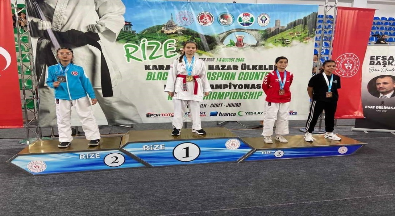 Genç karateciden Bilecike uluslararası gurur