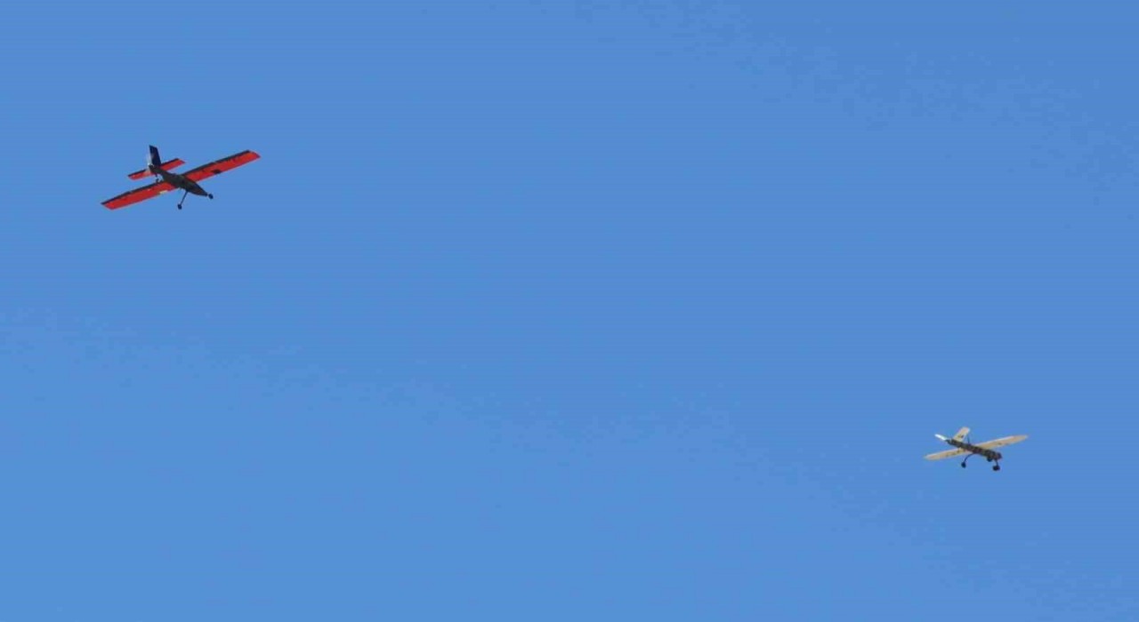 Gökçeadada TEKNOFESTin 3üncü gününde İHAlar gökyüzünde kıyasıya mücadele etti