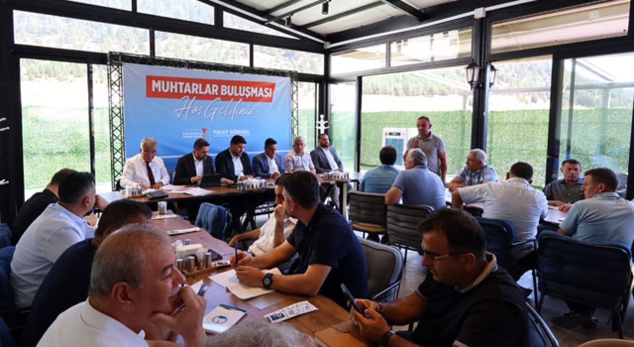 Göksun’da Muhtarlar Buluşması Gerçekleştirildi