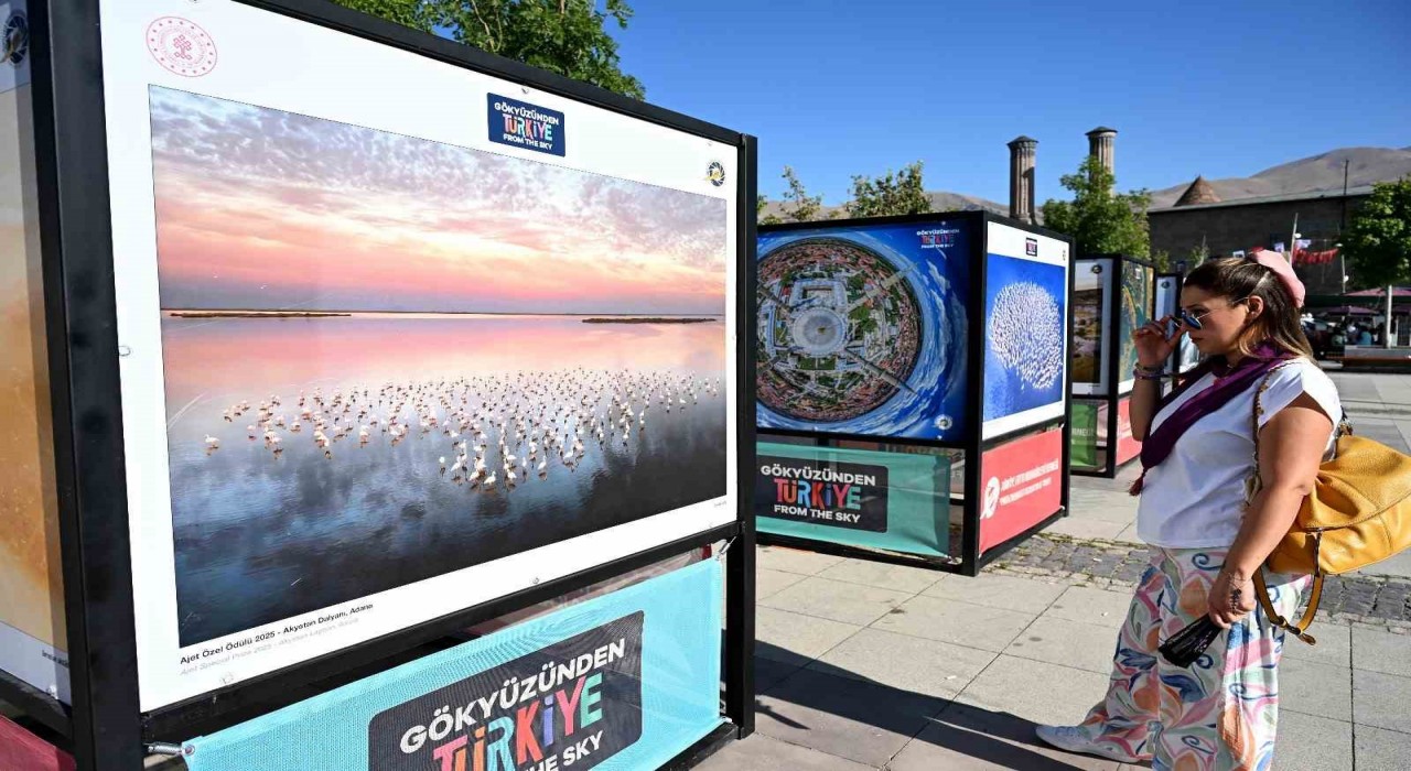 Gökyüzünden Türkiye fotoğrafları Erzurumda sergileniyor