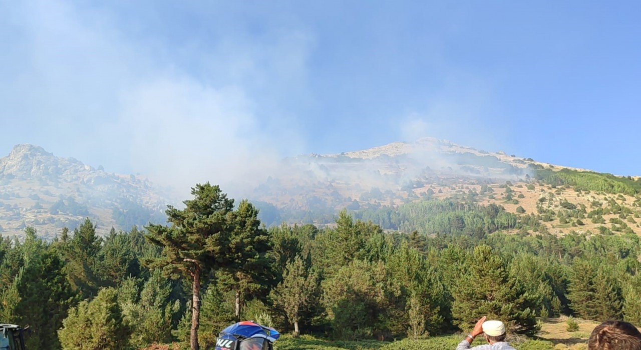 Gümüşhanede çıkan yangın kontrol altına alındı