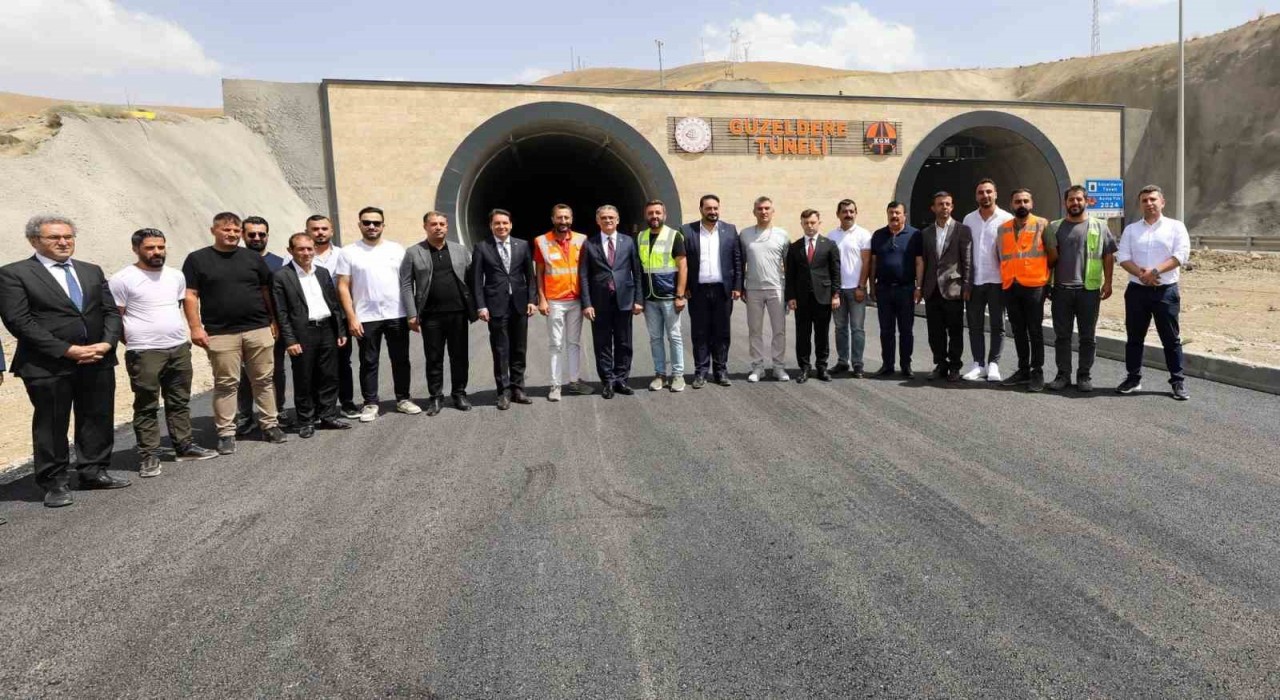 Güzeldere Tünelinin ikinci tüpünde çalışmalar sona doğru