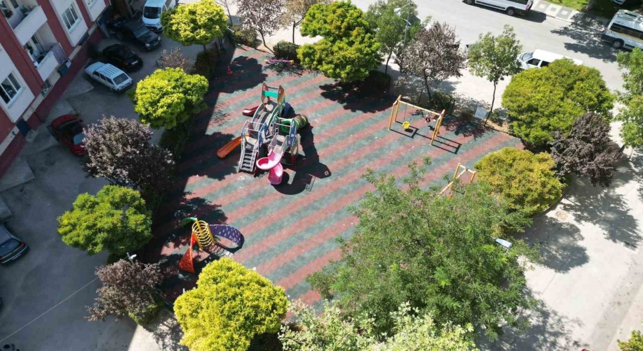 İnegölde çocuk parkları daha güvenli