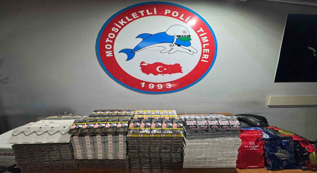 İskenderunda kaçak sigara ve nargile tütünü ele geçirildi
