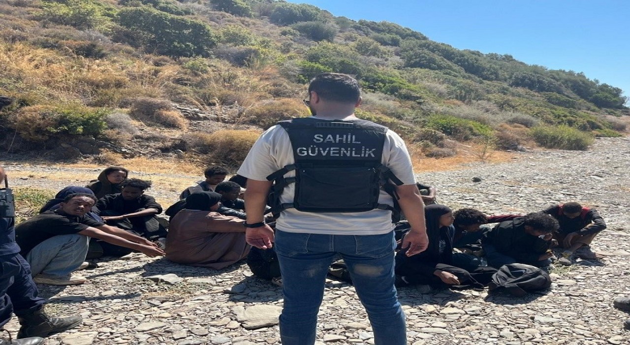 İzmirde 47 düzensiz göçmen yakalandı