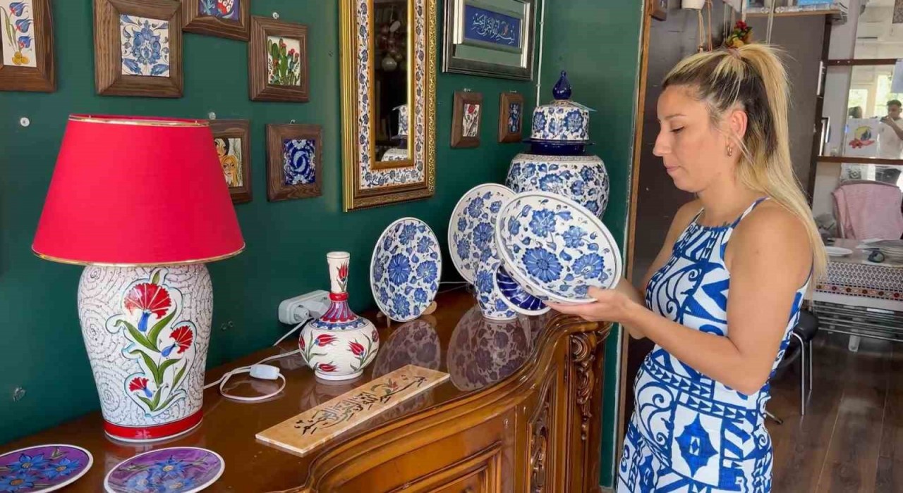 İznikin çini sanatı dünyaya taşınıyor