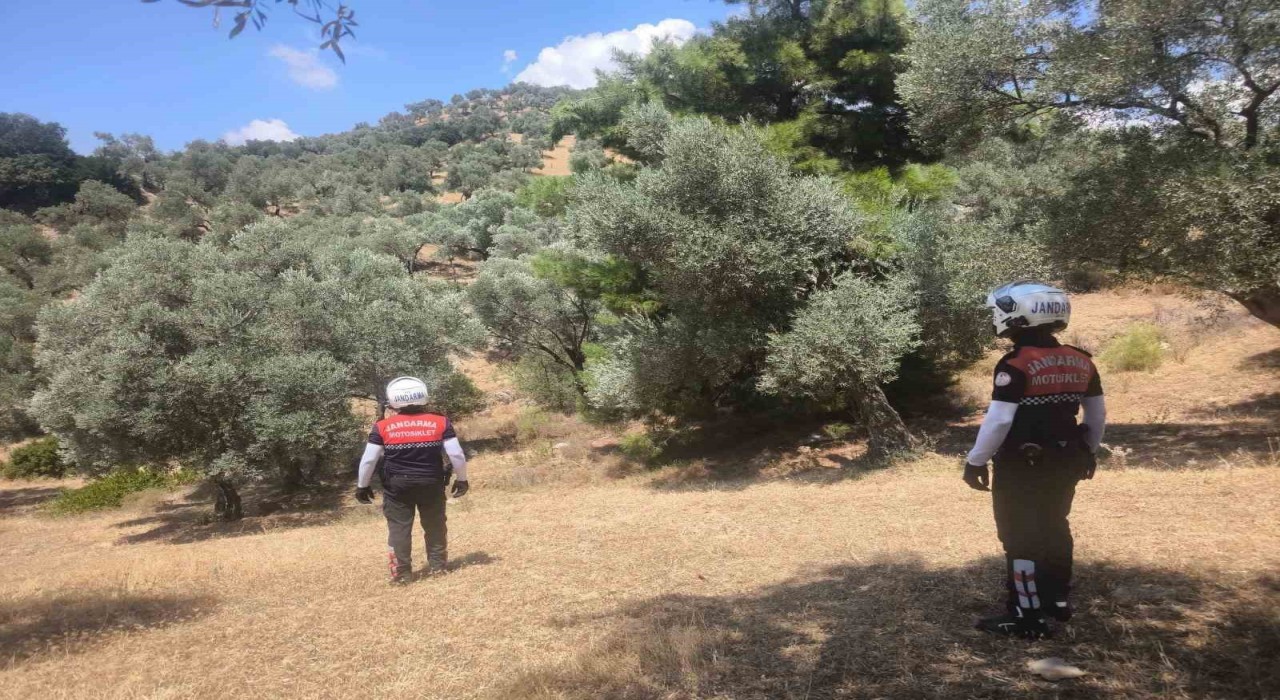 Jandarma Aydında yangın nöbetinde