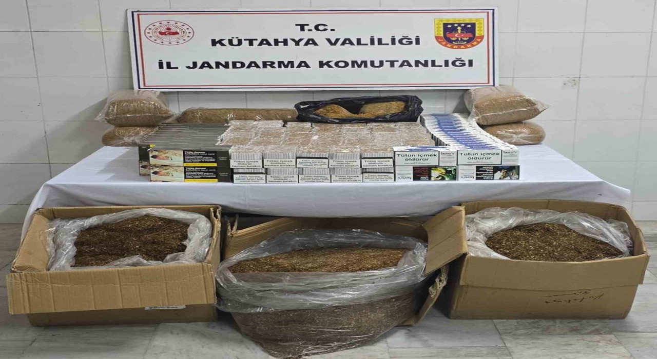 Jandarmadan kaçak sigara operasyonu