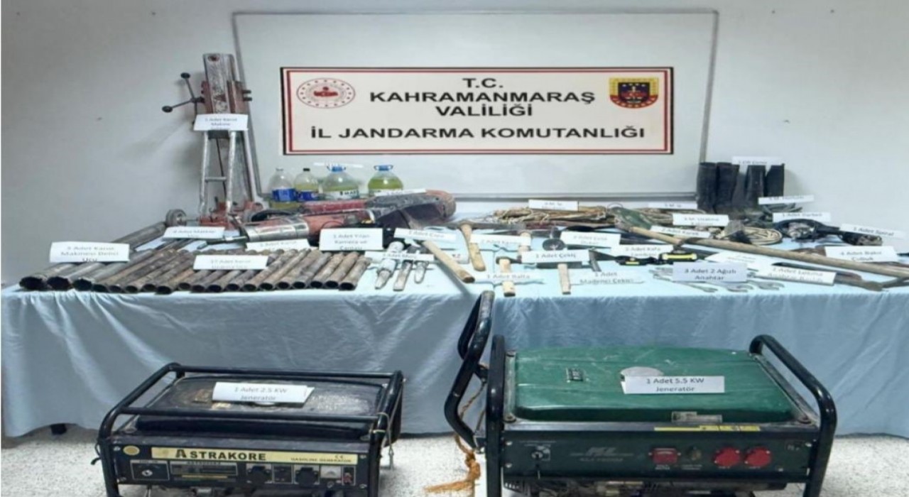 Kahramanmaraşta jandarmadan huzur operasyonu: 9 tutuklama