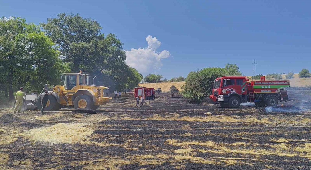 Karabükte anız yangını kontrol altına alındı