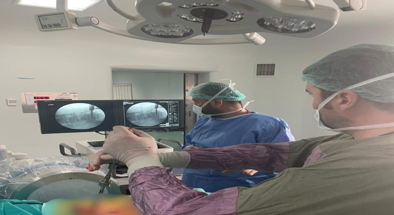 Karabükte ilk kez perkütan stabilizasyon ameliyatı yapıldı