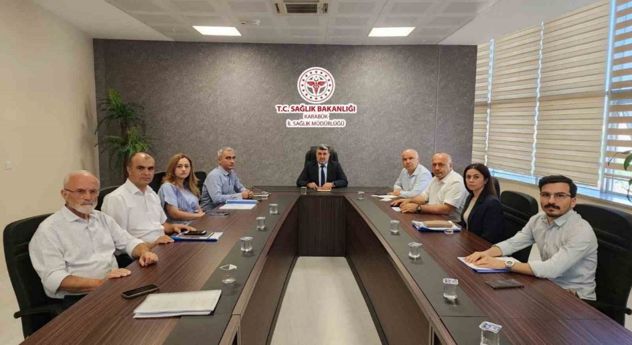 Karabükte sağlık hizmetleri değerlendirme toplantısı yapıldı