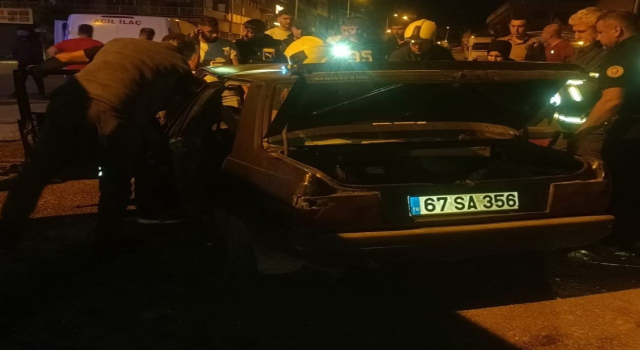 Karabükte tarafik kazası: 2 yaralı