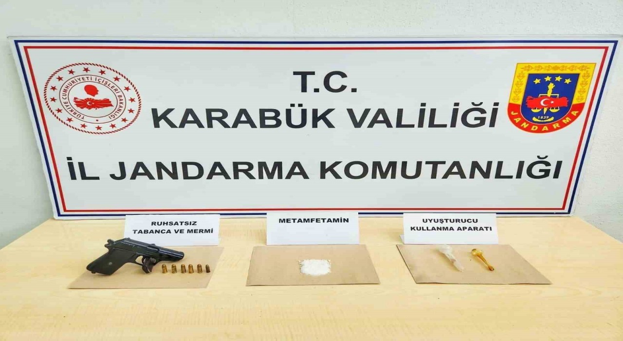 Karabükte uyuşturucu ve patlayıcı ele geçirildi