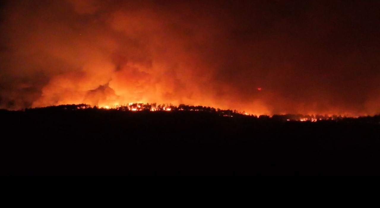 Karabükteki orman yangınında 7 saat geride kaldı