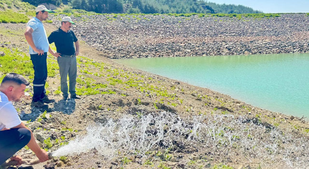 Karacaören Göleti’ne Soğuk Su Takviyesi ile Yavru Balıklar Kurtarıldı