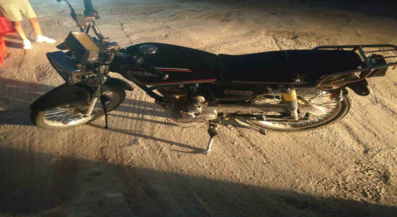 Karapınarda motosiklet kazası: 1 yaralı