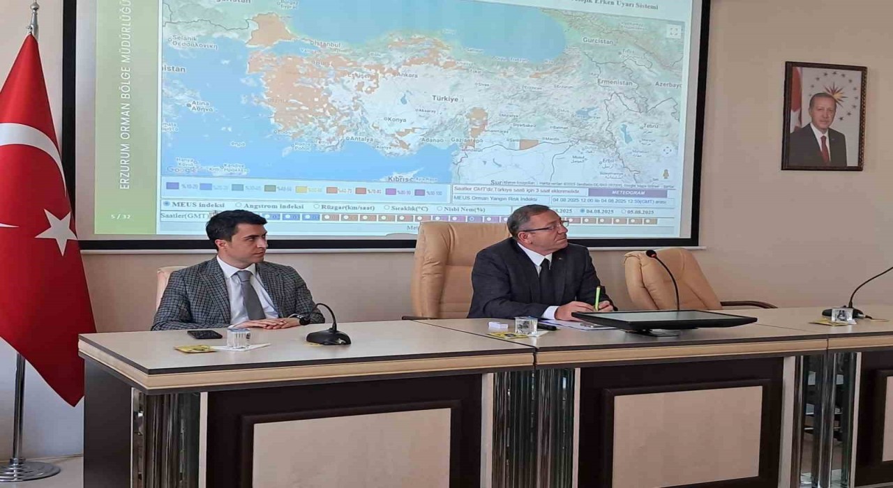 Karsta orman yangınları ve alınan tedbirler masaya yatırıldı