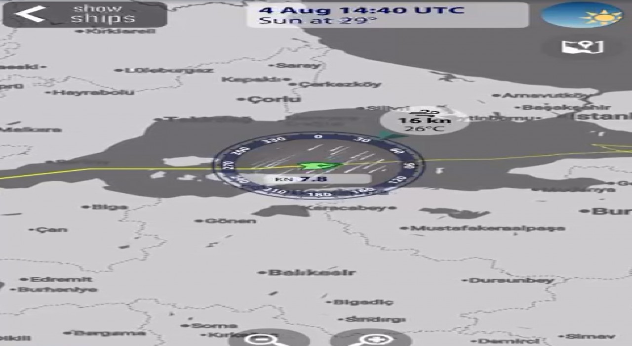Kayıp iş adamının yatına çarptığı tahmin edilen geminin radar görüntüleri çıktı