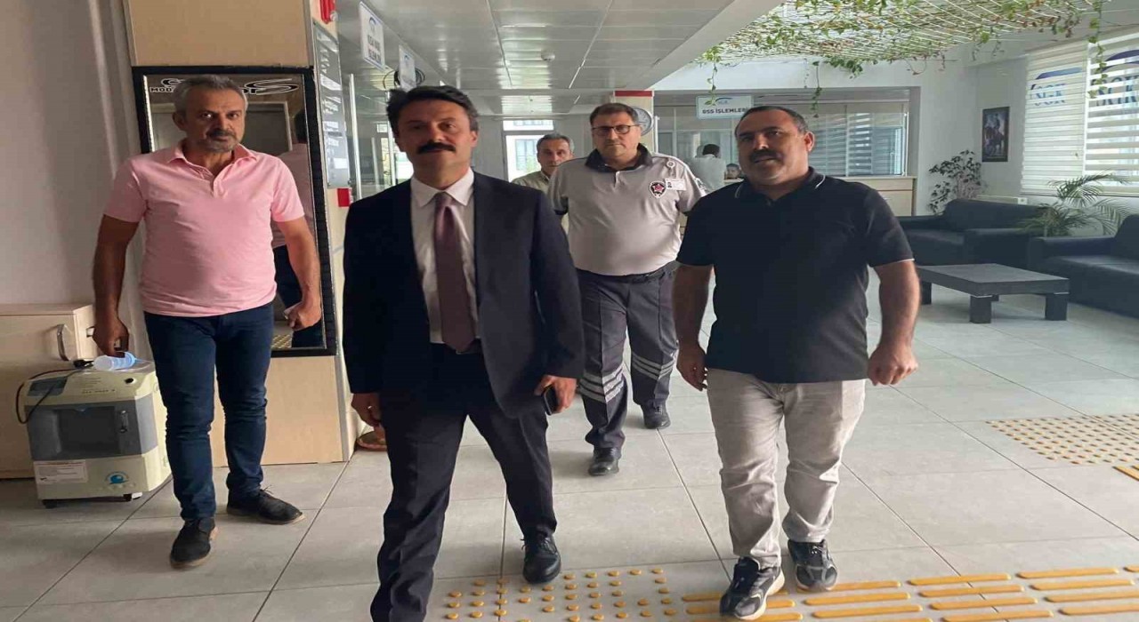 Kaymakam Ahmet Oğuz Aslan, SGKda incelemeler yaptı