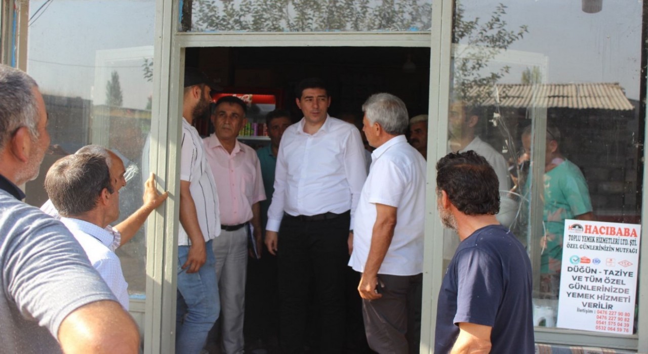 Kaymakam Fatih Erdoğandan Aşağıalican ve Ortaalican köylerine ziyaret