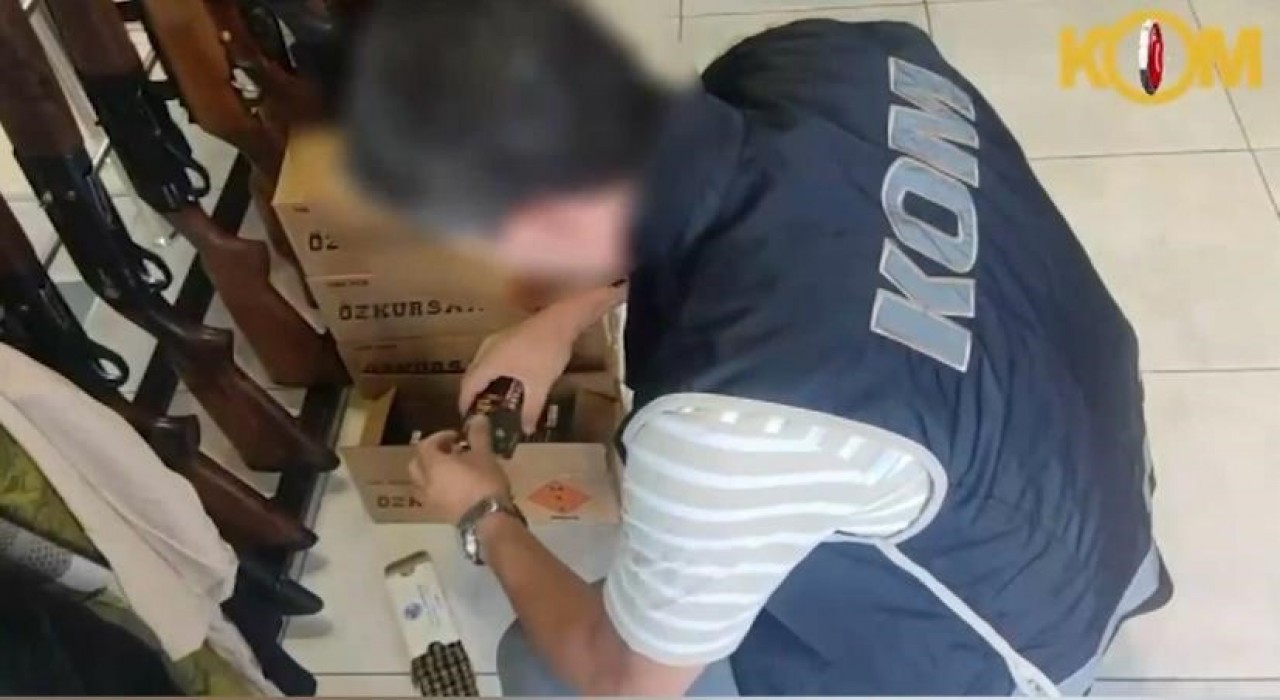 Kayseride 5 bin 650 adet fişek ele geçirildi: 1 gözaltı