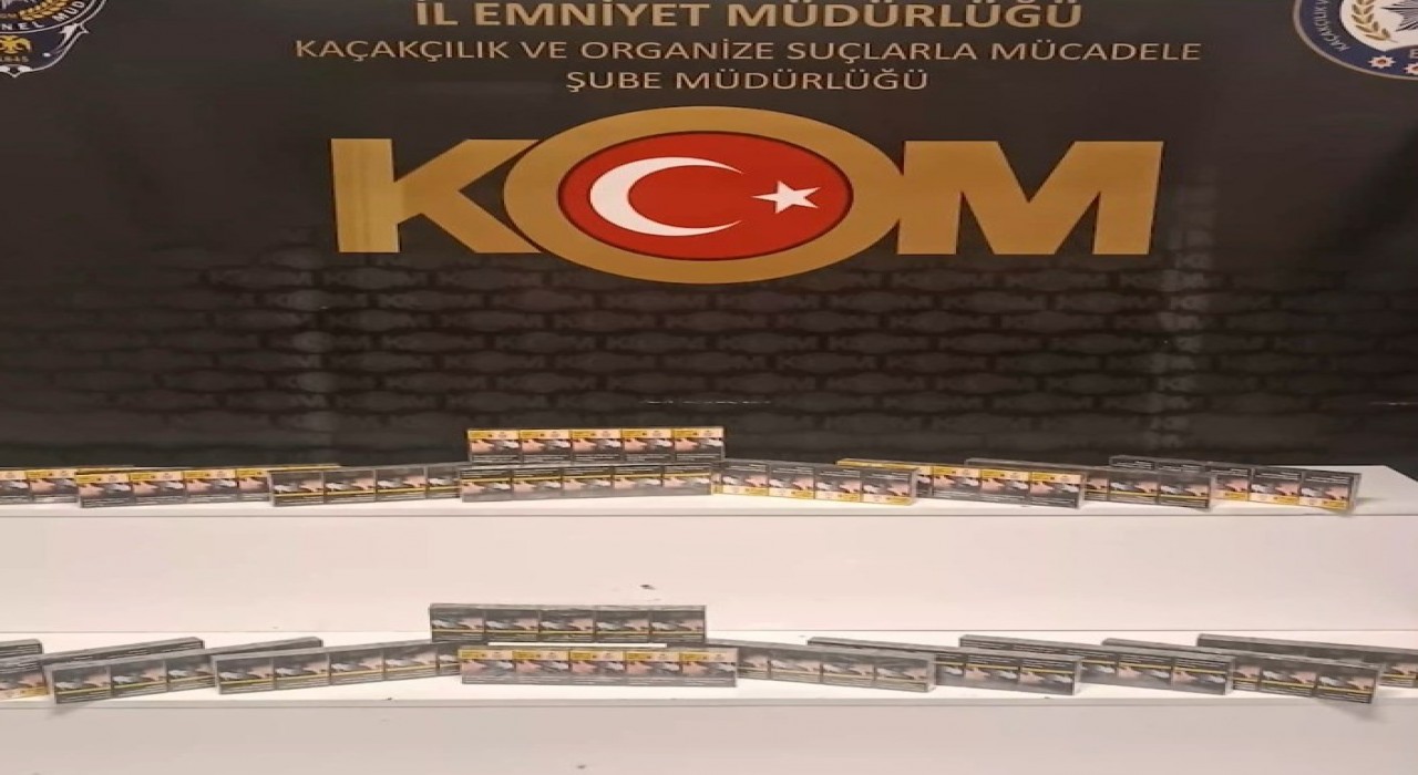 Kayseride kaçak sigara operasyonu