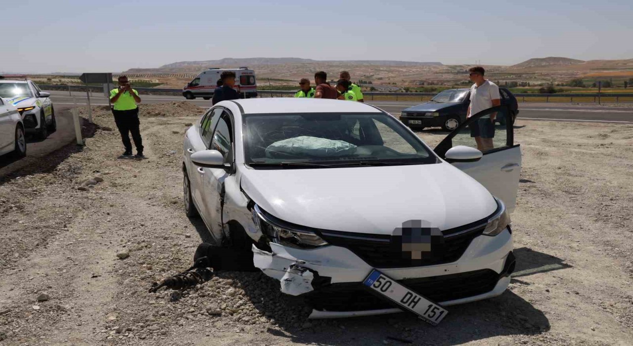 Kaza anında araç otomatik olarak acil çağrı sistemi 112yi aradı