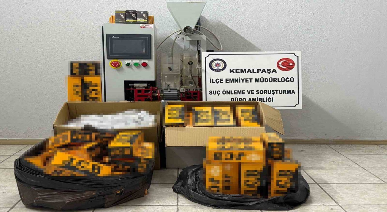 Kemalpaşada kaçak sigara operasyonu: 48 bin 420 makaron ele geçirildi