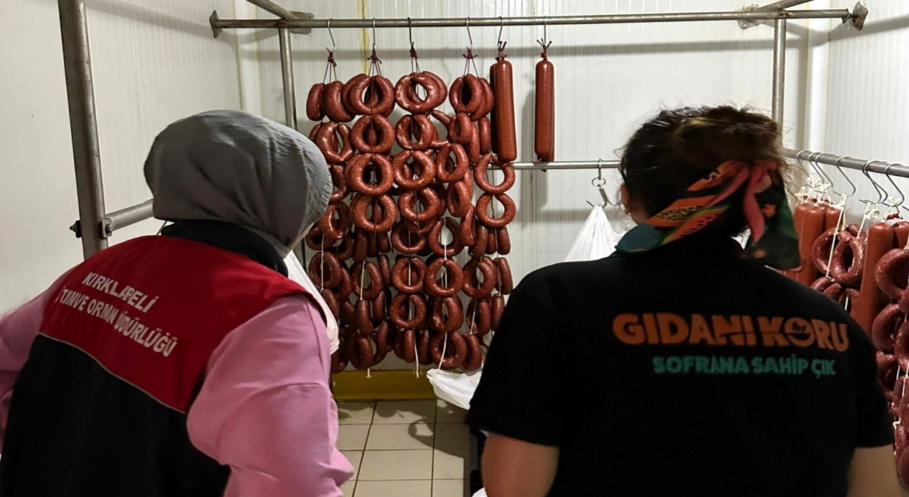 Kırklarelinde et işletmeleri denetlendi